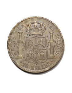 ISABEL II - 10 Reales 1851 Madrid 2