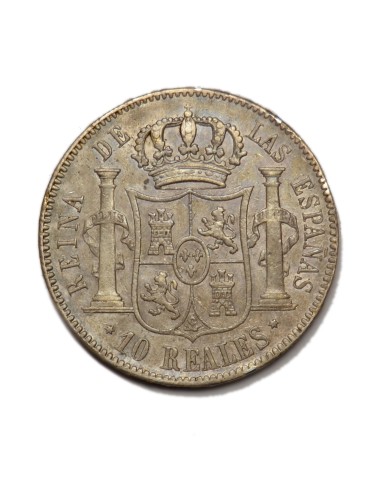 ISABEL II - 10 Reales 1851 Madrid