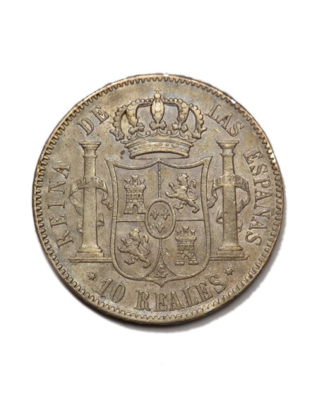 ISABEL II - 10 Reales 1851 Madrid