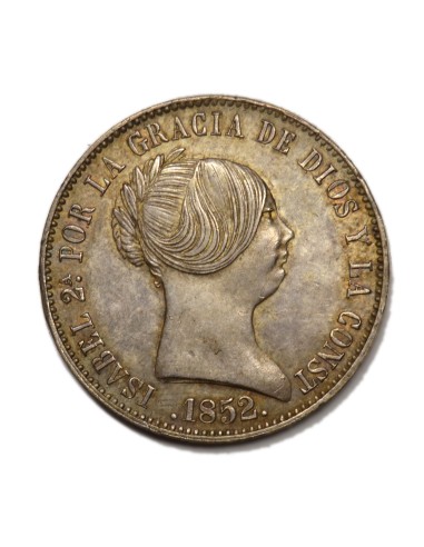 ISABEL II - 10 Reales 1852 Madrid