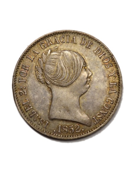 ISABEL II - 10 Reales 1852 Madrid