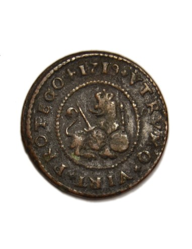 FELIPE V -  2 Maravedís 1719 Barcelona