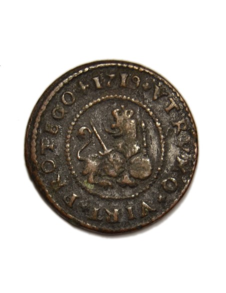 FELIPE V -  2 Maravedís 1719 Barcelona