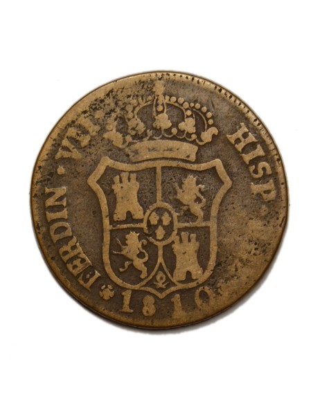FERNANDO VII - 6 Quartos 1810 Reus o Tarragona