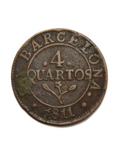 JOSÉ NAPOLEÓN - 4 QUARTOS 1811 BARCELONA