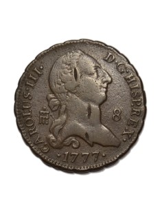 CARLOS III - 8 Maravedís 1777 Segovia