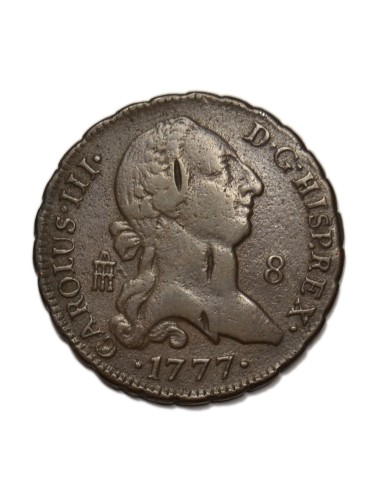 CARLOS III - 8 Maravedís 1777 Segovia