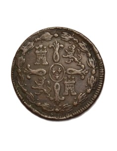 FERNANDO VII - 8 Maravedís 1820 Jubia 2