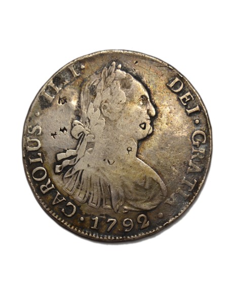 CARLOS IV - 8 REALES 1792 POTOSI