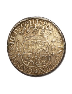 CARLOS III - 8 Reales 1771 Mexico 2