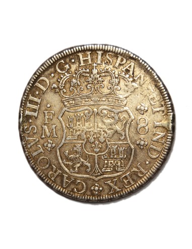 CARLOS III - 8 Reales 1771 Mexico