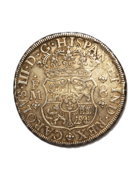 CARLOS III - 8 Reales 1771 Mexico