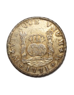 CARLOS III - 8 Reales 1771 Mexico