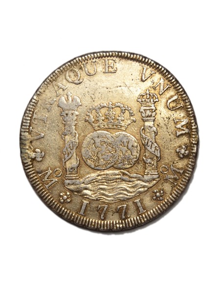 CARLOS III - 8 Reales 1771 Mexico