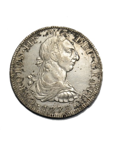 CARLOS III - 8 Reales 1773 Mexico