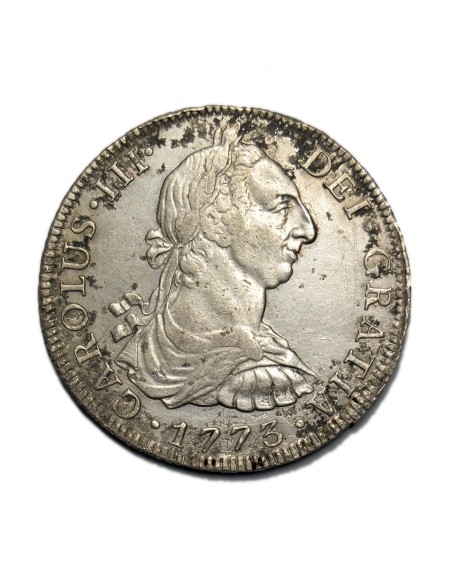 CARLOS III - 8 Reales 1773 Mexico