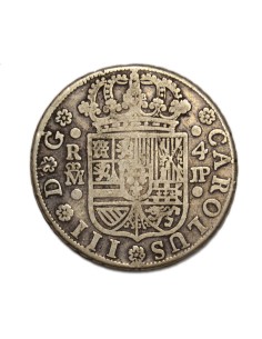 CARLOS III - 4 Reales 1761 Madrid