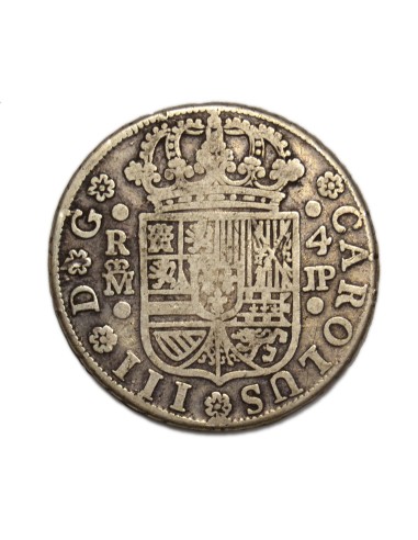 CARLOS III - 4 Reales 1761 Madrid