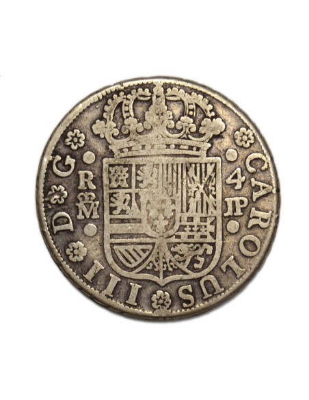 CARLOS III - 4 Reales 1761 Madrid