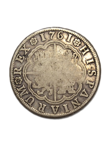CARLOS III - 4 Reales 1761 Madrid
