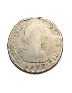 CARLOS III - 4 Reales 1777 Lima