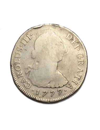 CARLOS III - 4 Reales 1777 Lima