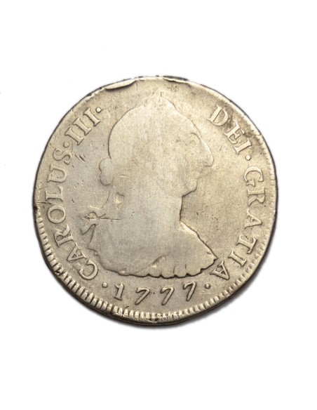 CARLOS III - 4 Reales 1777 Lima