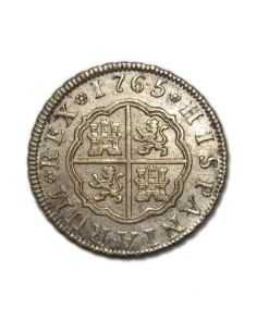 CARLOS III - 2 Reales 1765 Madrid 2