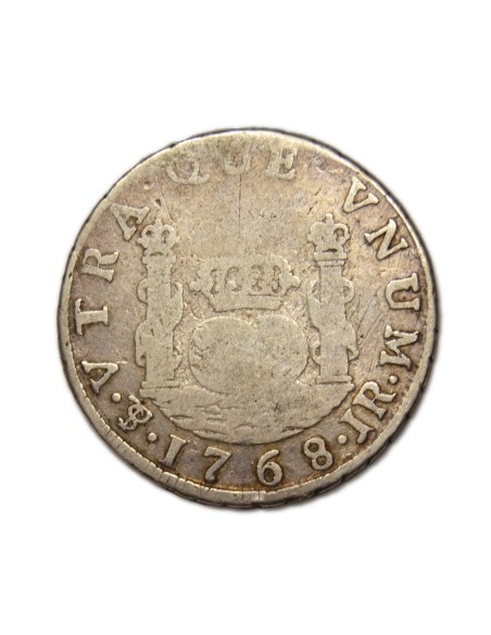 CARLOS III - 2 Reales 1768 Potosi