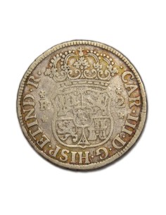 CARLOS III - 2 Reales 1768 Potosi 2