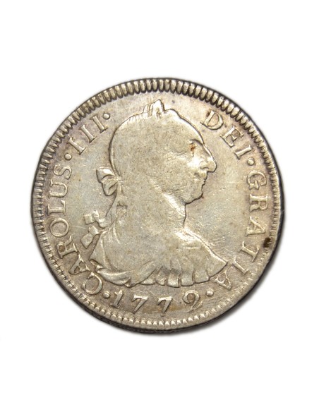 CARLOS III - 2 Reales 1772 Mexico