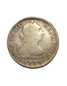 CARLOS III - 2 Reales 1774 Mexico