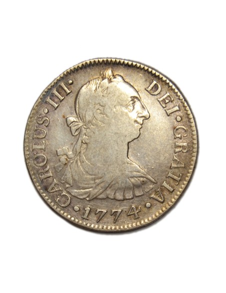 CARLOS III - 2 Reales 1774 Mexico