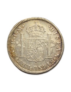 CARLOS III - 2 Reales 1774 Mexico 2