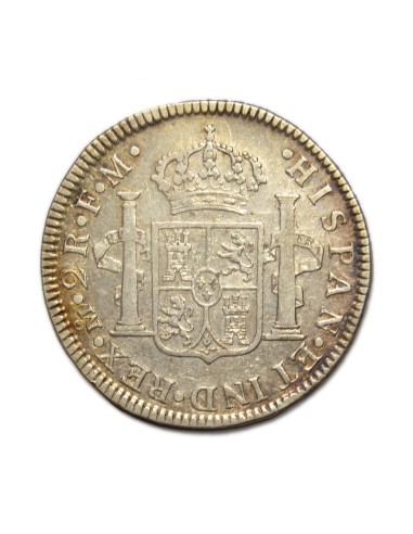 CARLOS III - 2 Reales 1774 Mexico