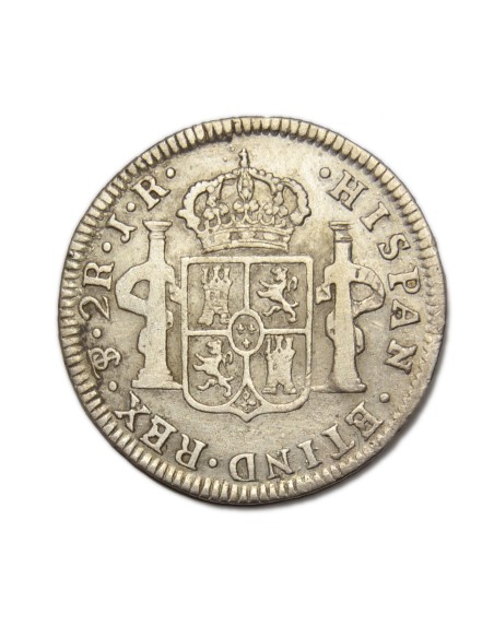 CARLOS III - 2 Reales 1776 Potosi