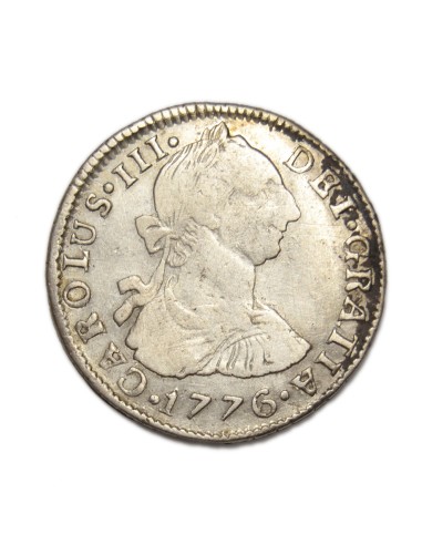 CARLOS III - 2 Reales 1776 Potosi