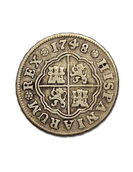 FERNANDO VI - 1 Real 1748 Madrid