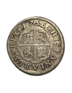 FERNANDO VI - 1 Real 1756 Madrid