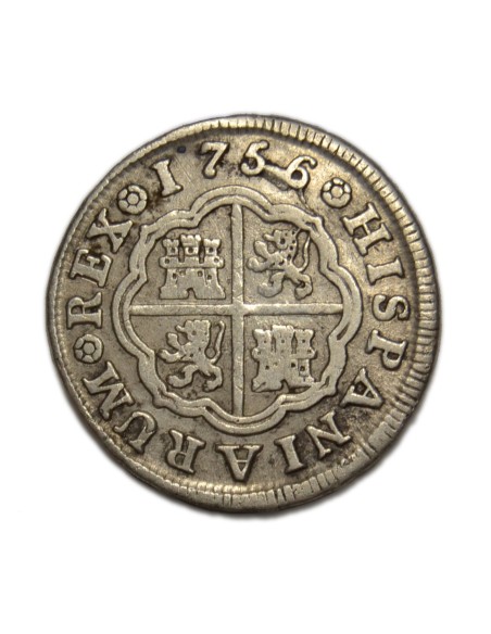 FERNANDO VI - 1 Real 1756 Madrid