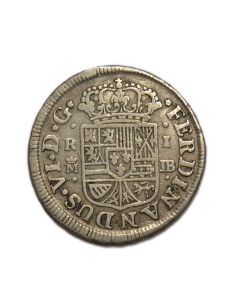 FERNANDO VI - 1 Real 1756 Madrid 2