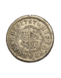 FERNANDO VI - 1 Real 1757 Madrid