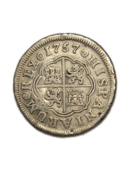 FERNANDO VI - 1 Real 1757 Madrid