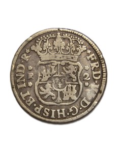 FERNANDO VI - 2 Reales 1753 México 2