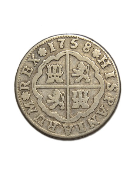 FERNANDO VI - 2 Reales 1758 Sevilla