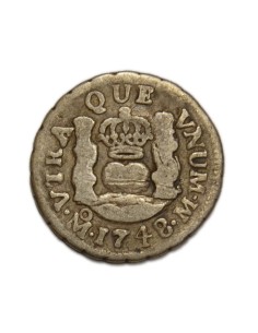 FERNANDO VI - 1/2 Real 1748 México