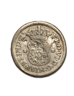 FERNANDO VI - 1/2 Real 1755 México 2