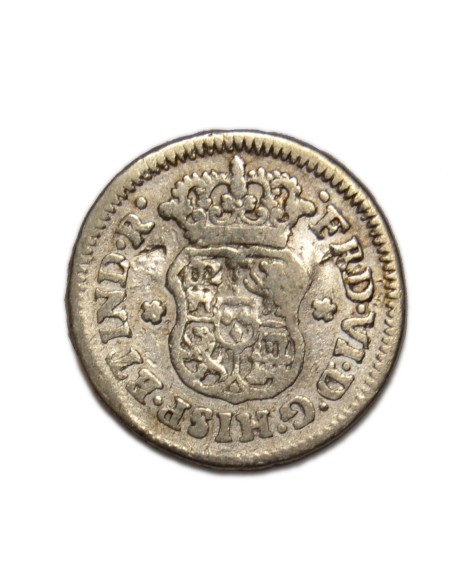 FERNANDO VI - 1/2 Real 1755 México