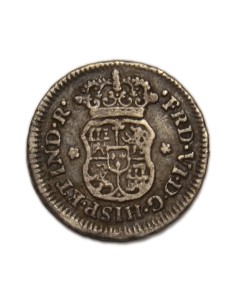 FERNANDO VI - 1/2 Real 1757 México 2