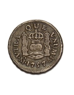 FERNANDO VI - 1/2 Real 1757 México